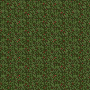 Botanical Christmas Collection • Red and Green (SMALL)