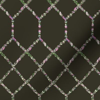 Diamond Trellis-Brown