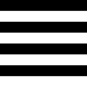 Team Stripes (1 inch Black and White)