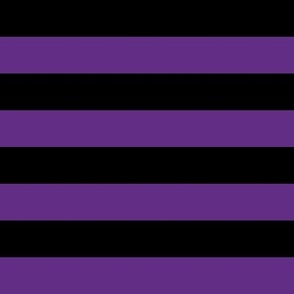 Team Stripes (1 inch Black and Purple)