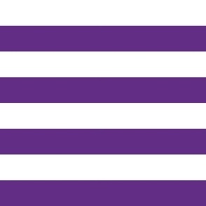 Team Stripes (1 inch White and Purple)