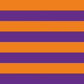 Team Stripes (1 inch Purple and Orange)