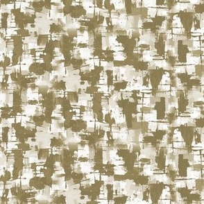Mossy Taupe Abstract Squares_