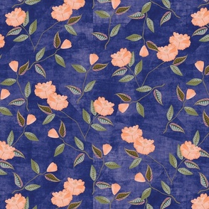 Wild roses dark blue