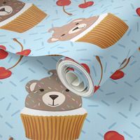 Teddy Bear Cupcakes: Delightfully Sweet Bears and Cherries Jubilee