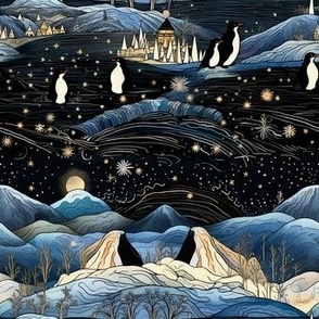 Winter penguins