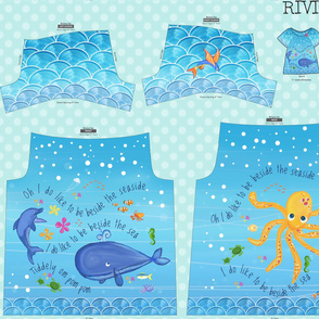 I do like to be beside the seaside! Riviera Tee for One Yard Wonders