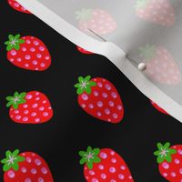 Sketchy strawberry polka dot 