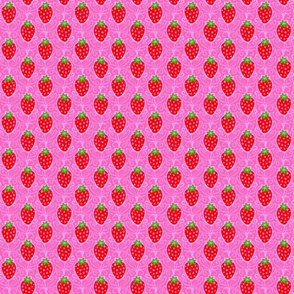 Sketchy strawberry damask cool swirls