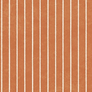 Desert Pinstripe - extra large - copper and alabaster 