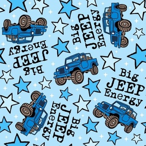 XL Scale Big Jeep Energy in Blue