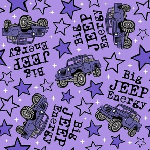 XL Scale Big Jeep Energy in Purple