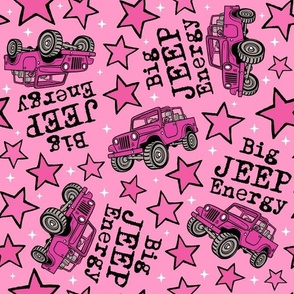 XL Scale Big Jeep Energy in Pink