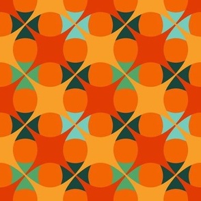 Retro Abstract orange
