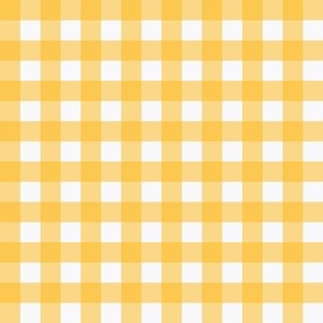 1/2 Inch Buffalo Check in Golden Yellow - Traditional 