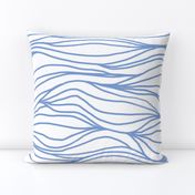 Tranquil blue waves / large for bedding and wallpaper / relaxing wallpaper for meditation