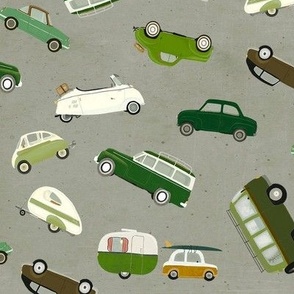 Cars small scatter - dark grey (large)