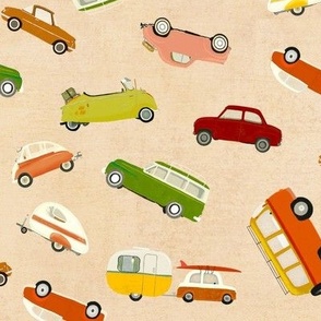 Cars small scatter - orange (large)