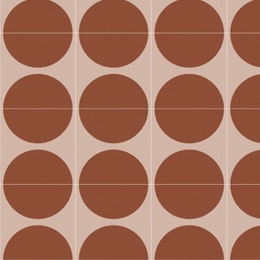 Painted Cotto Tiles Cinnamon