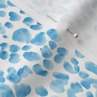 Cute Baby Blue Watercolor Leopard Print or Dino Spots (Medium Scale)