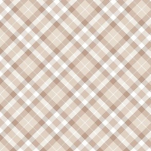 Wallpaper Plaid Fabric, Decor | and Diagonal Brown Spoonflower Home