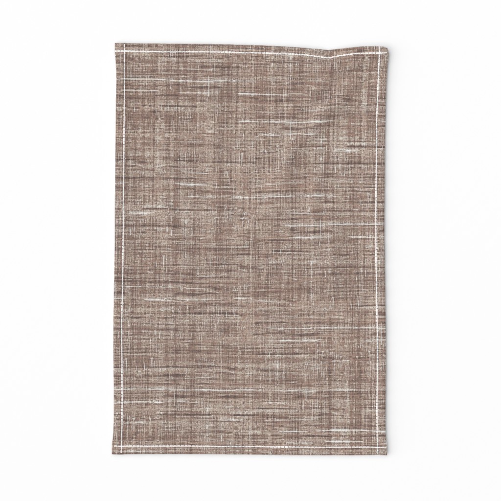 Rough Grasscloth or Nubby Linen Texture in Baby Brown