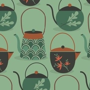 japanese teapots sage