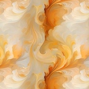 Gold, Yellow & White Flowing Paint - small