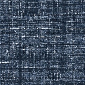 Rough Grasscloth or Nubby Linen Texture in Navy