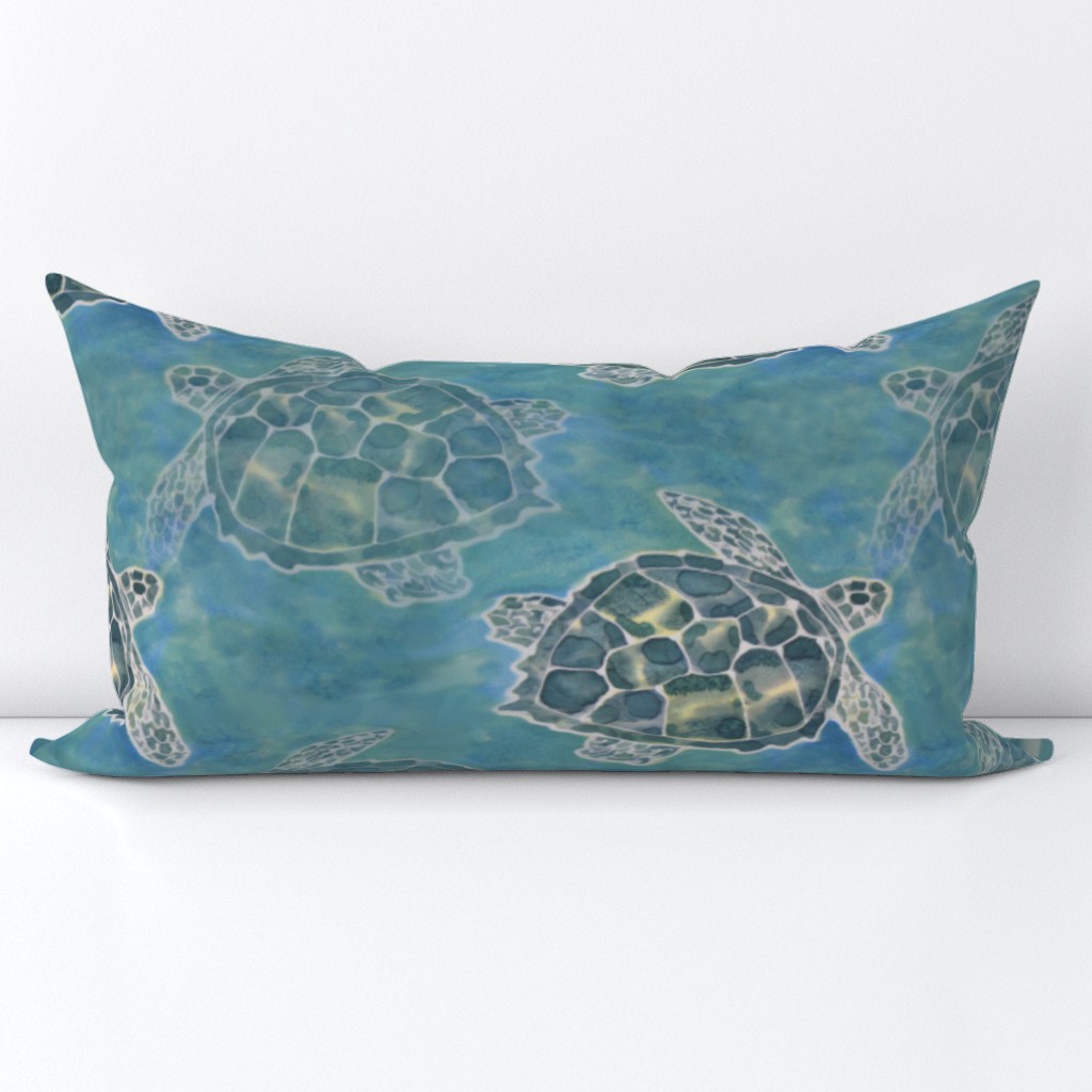 Sea Turtle Batik Style