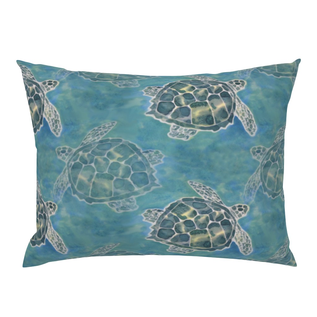 Sea Turtle Batik Style