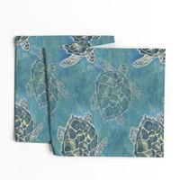 Sea Turtle Batik Style