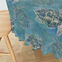 Sea Turtle Batik Style