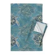 Sea Turtle Batik Style