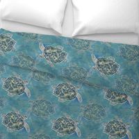 Sea Turtle Batik Style