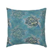 Sea Turtle Batik Style