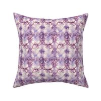 Purple & Ivory Floral Rococo - small