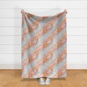 Pink, Gold & Blue Floral Rococo - large