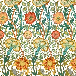 William Morris Modified Pink and Rose Design