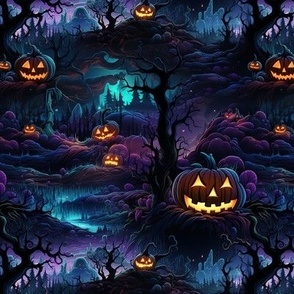Spooky Halloween Grove