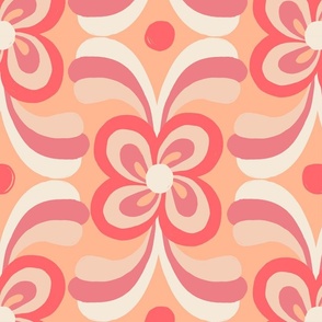 Floral Pattern Fabric, Wallpaper and Home Decor