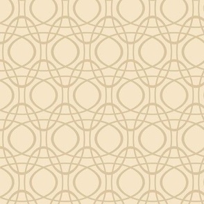 Warm minimalism,  oval shapes in beige