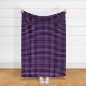 Purple, Black & White Plaid - small