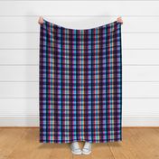 Dark Rainbow Plaid - medium