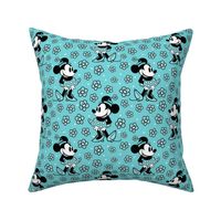 Bigger Scale Steamboat Willie Minnie Mouse in Pool Blue