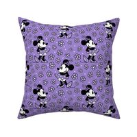 Bigger Scale Steamboat Willie Minnie Mouse in Purple