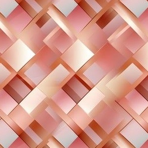 Pink & Gold Geometric - small