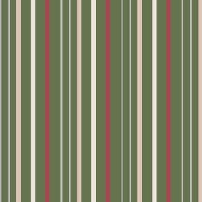stripes earth green, preppy vertical lines coordinate