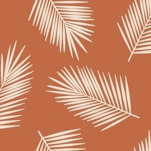 Tropical Palm Leaves on Topaz