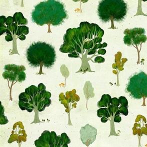 Trees - dark green (large)